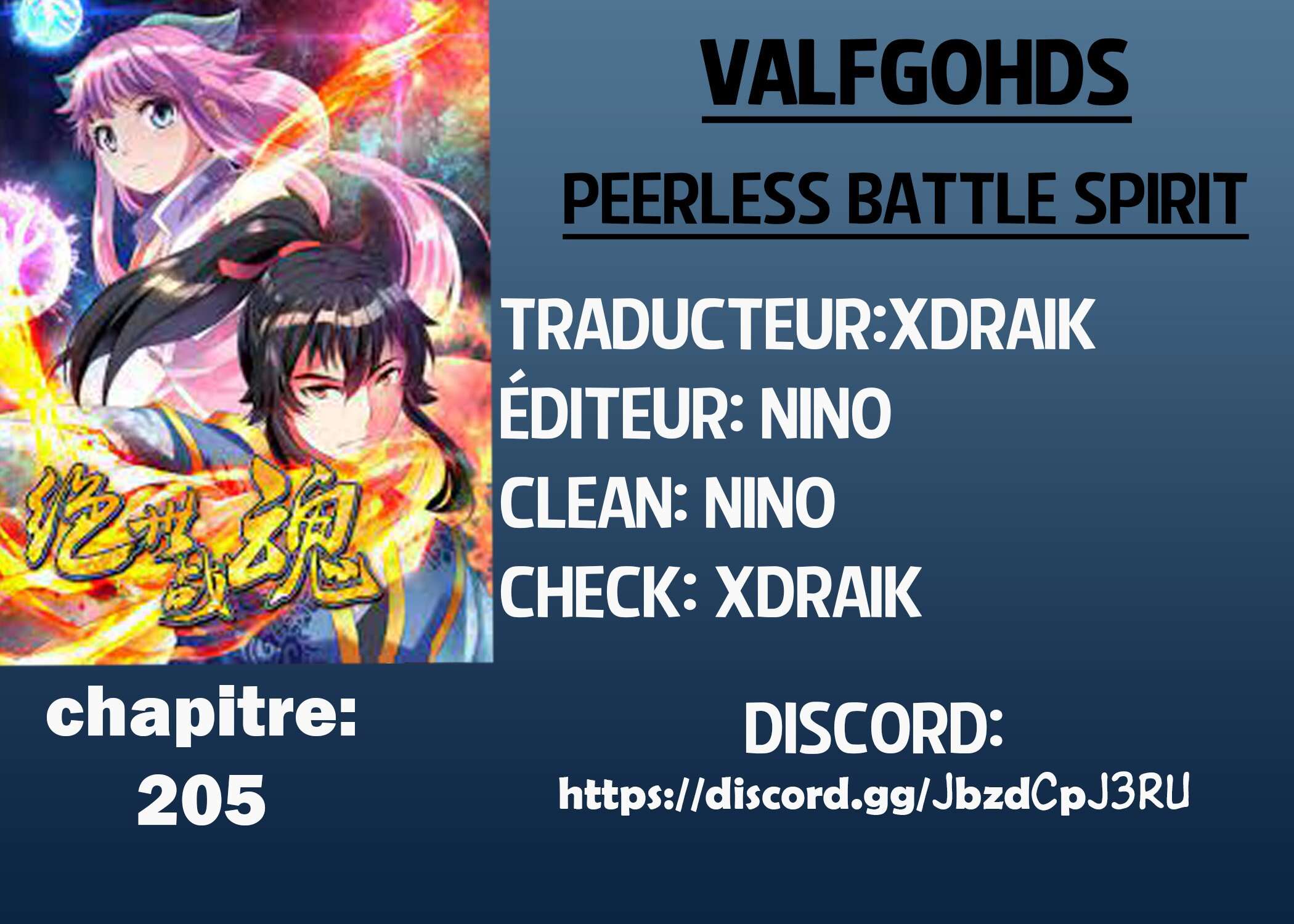 Peerless Battle Spirit Chapitre 190 Peerless Battle Spirit Chapitre 205 vf - Manga Scantrad