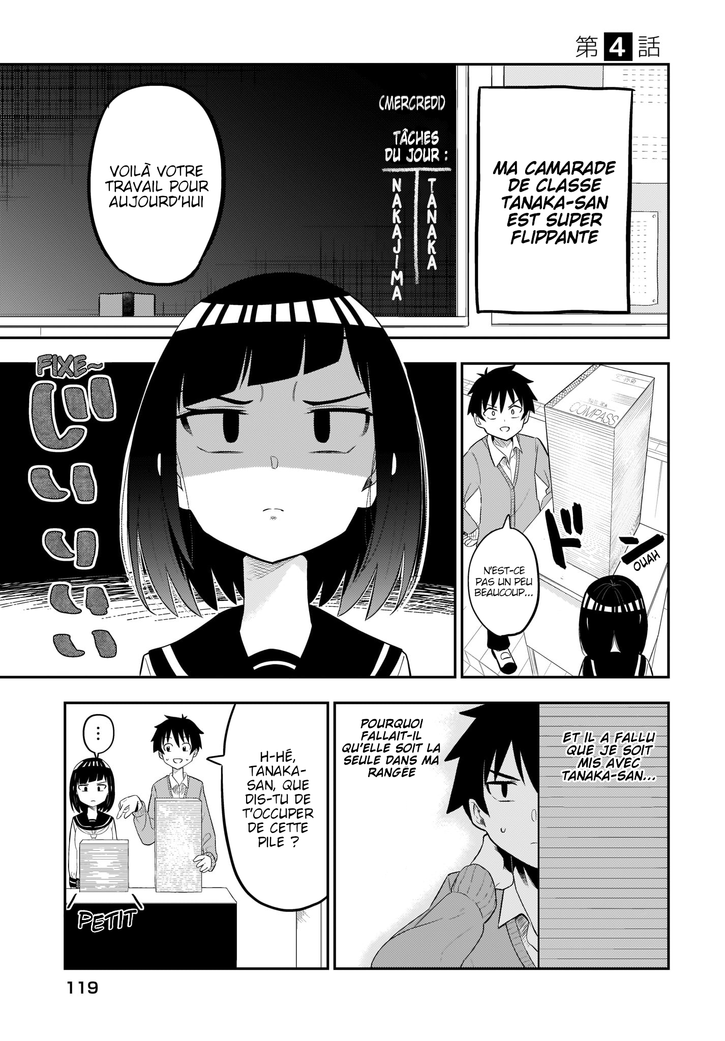 My Classmate Tanaka san Is Super Scary My Classmate Tanaka-san is Super Scary Ch.4 vf - Manga Scantrad