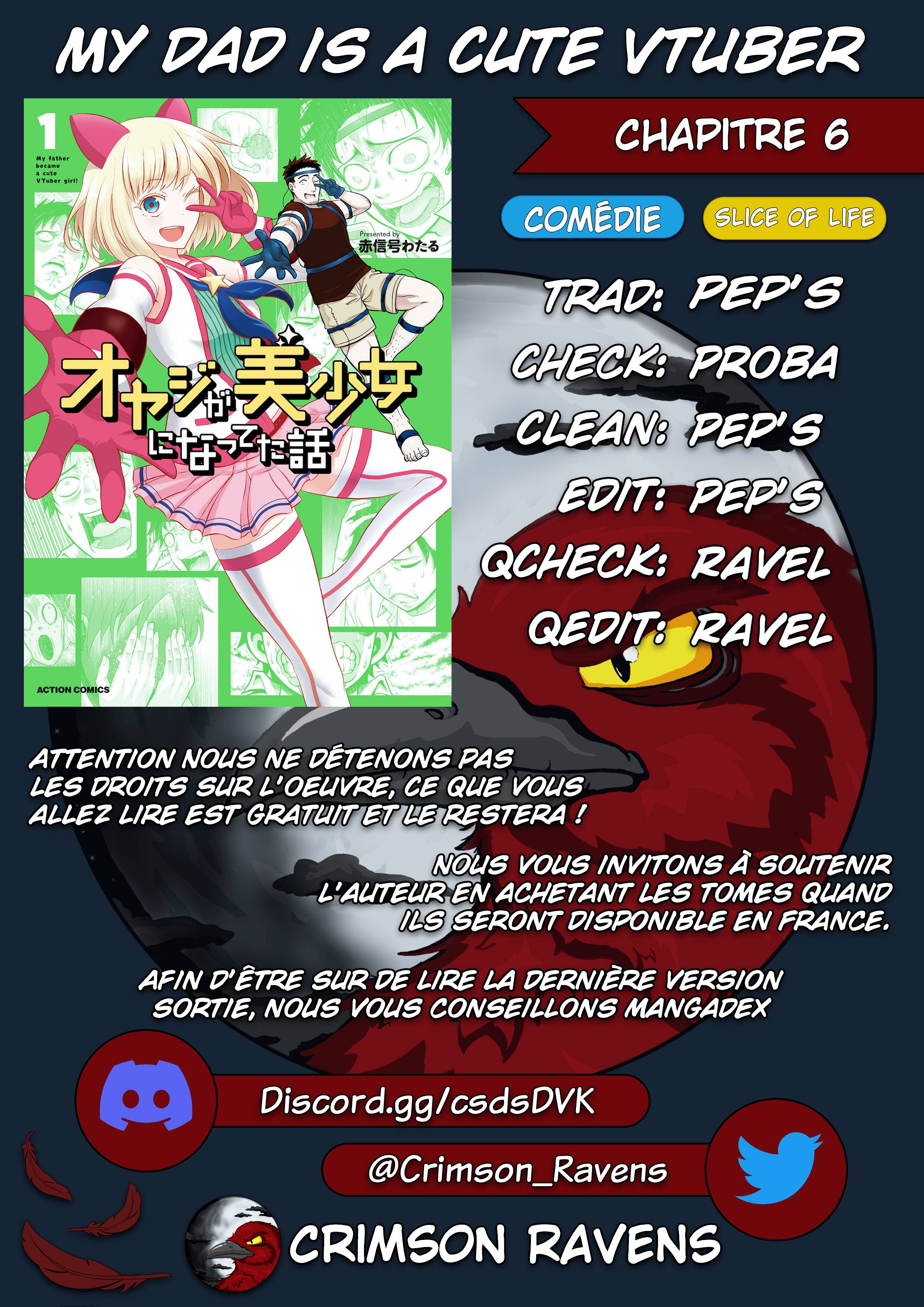 My Dad's The Queen Of All Vtubers Read Online My Dad's the Queen of All VTubers?! Vol.2 Ch.6 vf - Manga Scantrad