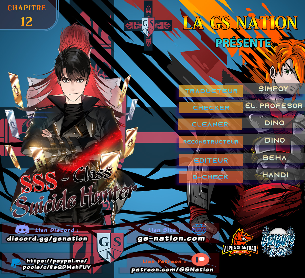Sss Class Suicide Hunter Vf SSS-Class Suicide Hunter Ch.12 vf - Manga Scantrad