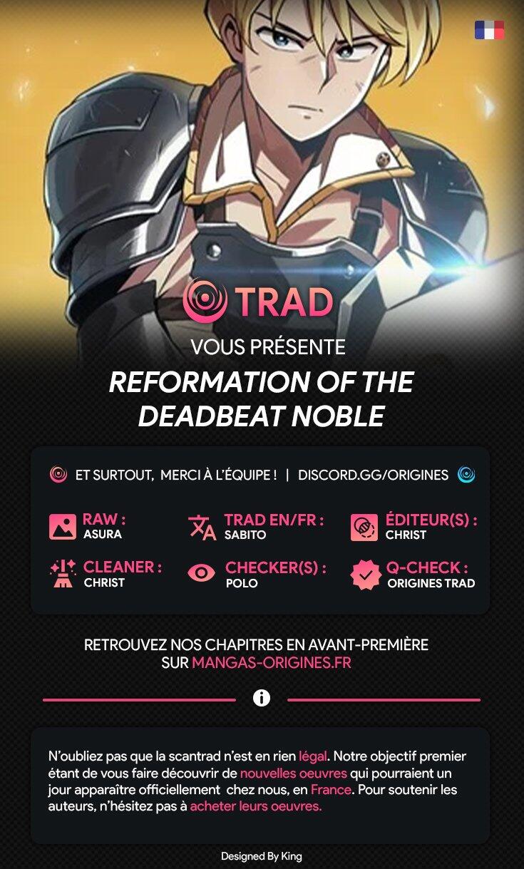 Reformation of the deadbeat noble