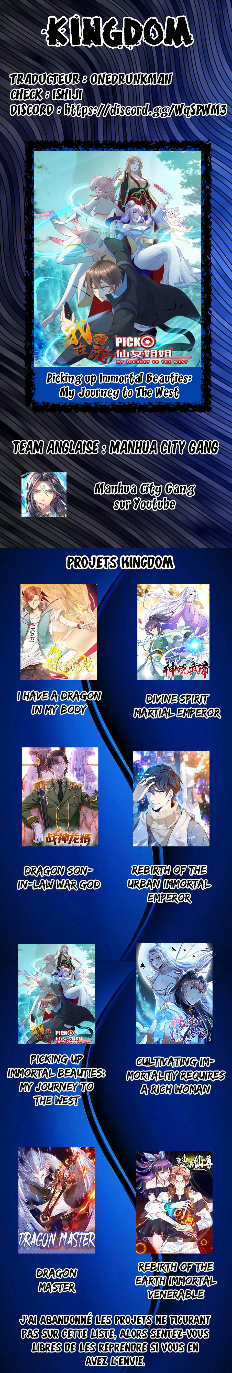 Picking Up Immortal Beauties My Journey To The West Picking up Immortal Beauties: My Journey to The West Ch.19 vf - Manga