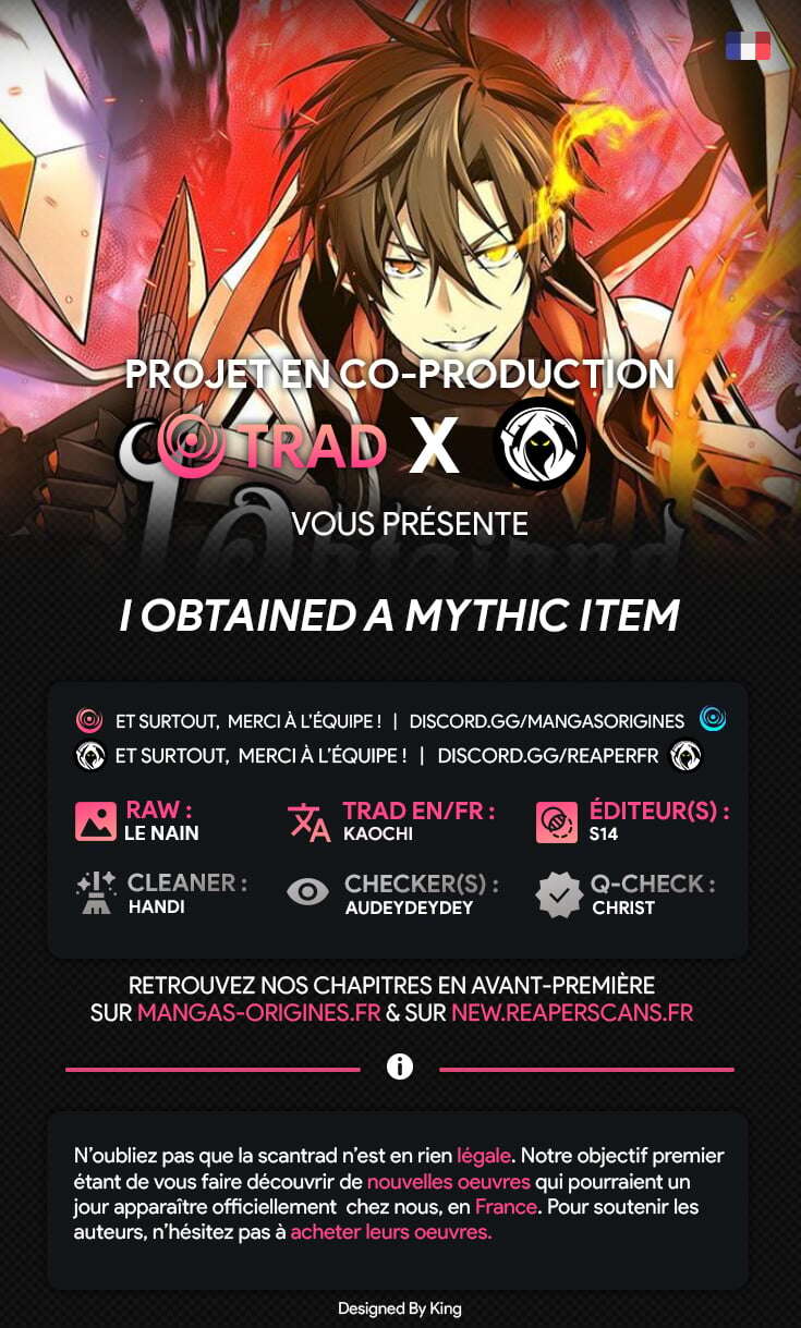 I Obtained A Mythic Item Chapter 33 I Obtained a Mythic Item Chapitre 33 vf - Manga Scantrad