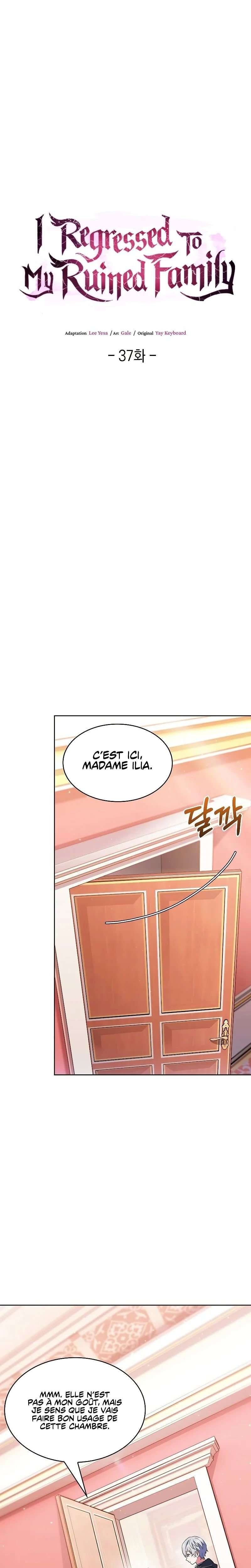 I Regressed To My Ruined Family Manga I Regressed to My Ruined Family Chapitre 37 vf - Manga Scantrad