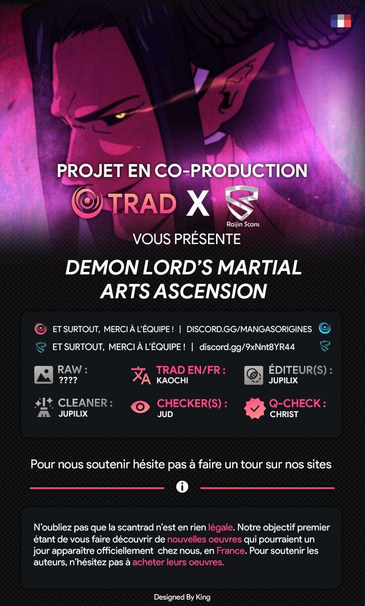 The Demon Lord Levels Up With Martial Arts The Demon Lord Levels Up With Martial Arts Chapitre 1 vf - Manga Scantrad