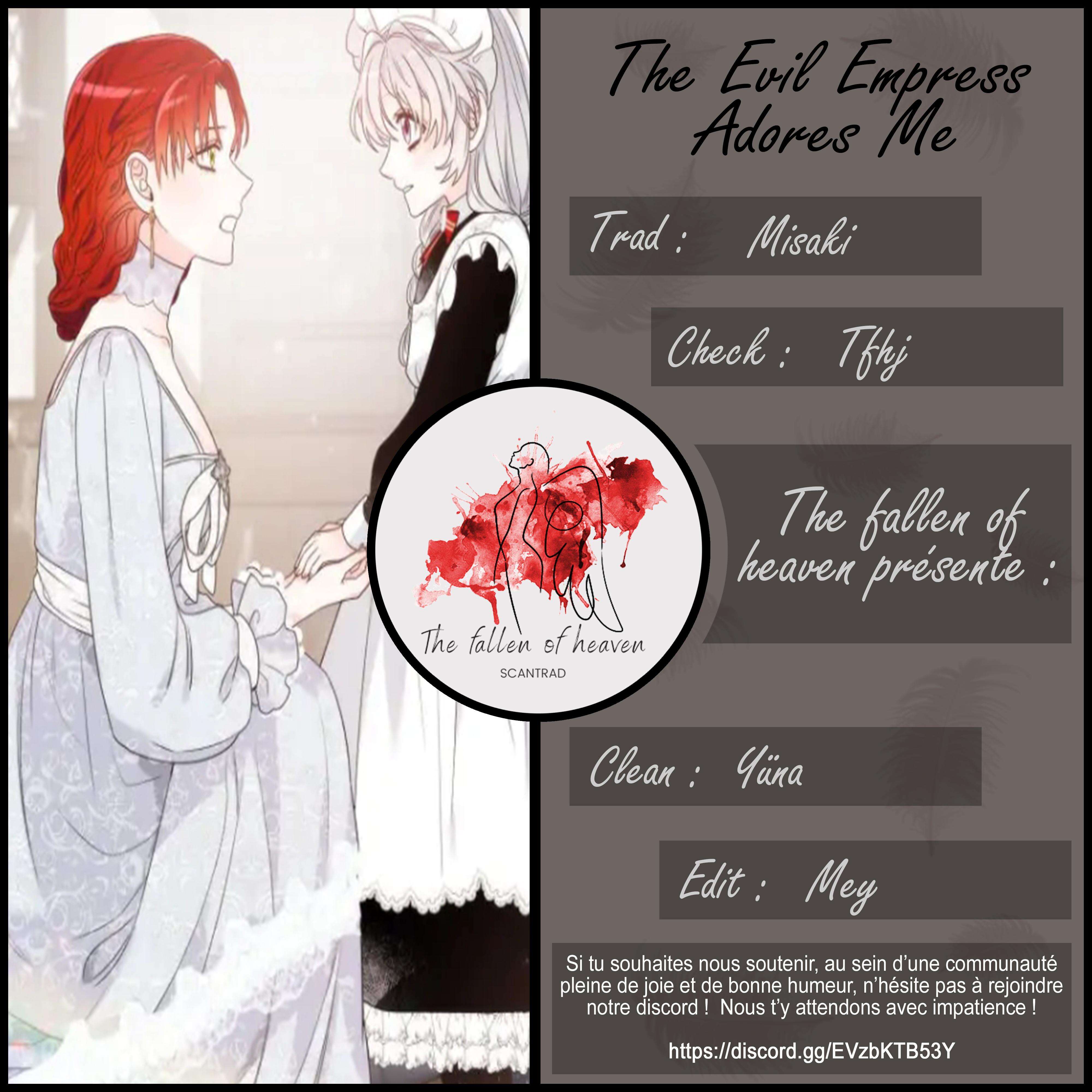 The Evil Empress Adores Me The Evil Empress Adores Me Chapitre 0 vf - Manga Scantrad